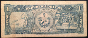 1956 1 Peso Banco Nacional de C.