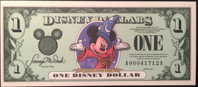 2001 $1 Disney Dollar