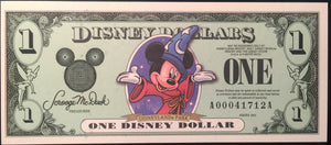 2001 $1 Disney Dollar