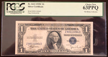 1935C $1 Silver Certificate PCGS 63PPQ