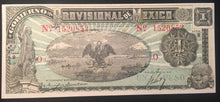 1916 1 Peso Provisional de Mexico