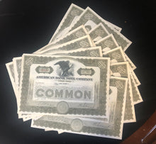 1900s American Bank Note Company Common Stock Certificate